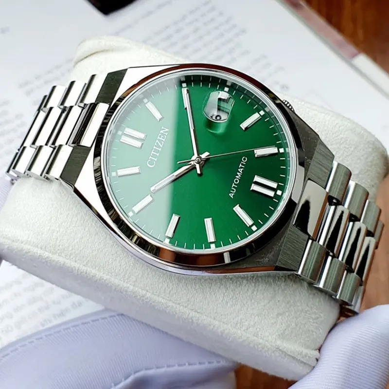 Citizen Tsuyosa Automatic Green Dial Men's Watch- NJ0150-81X